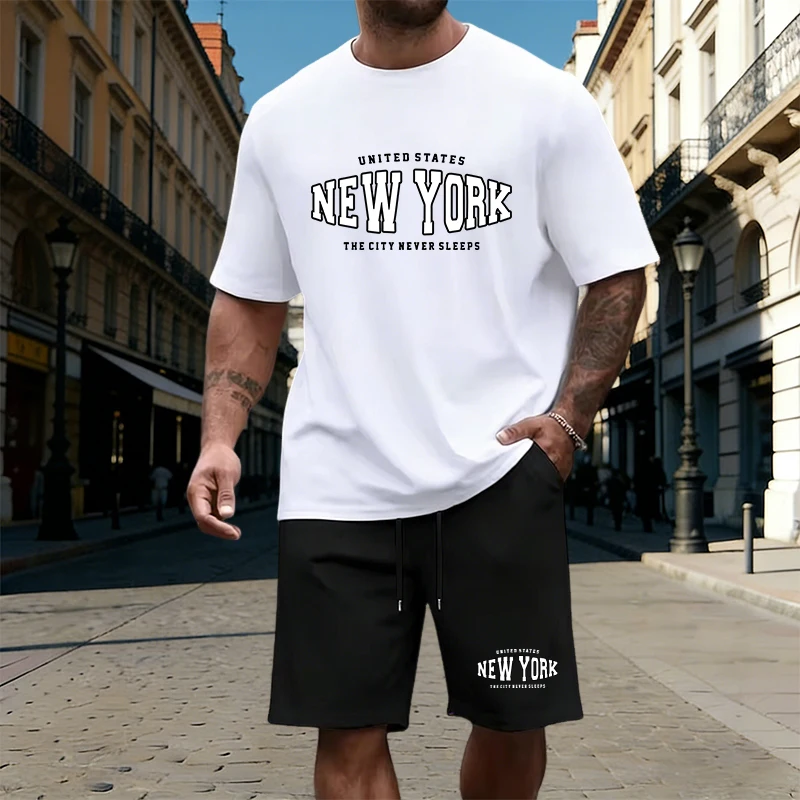Quality Summer Clothing - Conjunto Deportivo para Hombre, Camiseta y