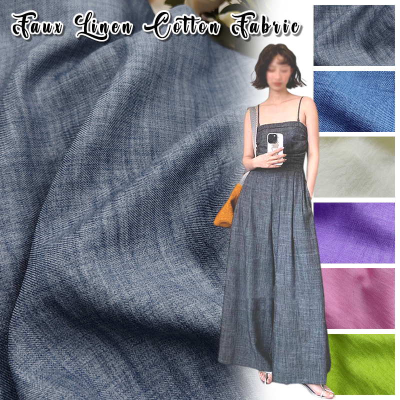 Summer Clothing Fabric - Tela de Algodón con Aspecto de