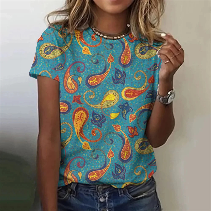 Summer Clothing India - Camiseta con estampado Harajuku 3D de