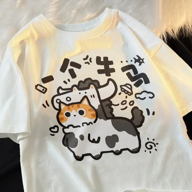 Summer Clothing Trends For Women 2026 - Camiseta de Manga Corta con Estampado