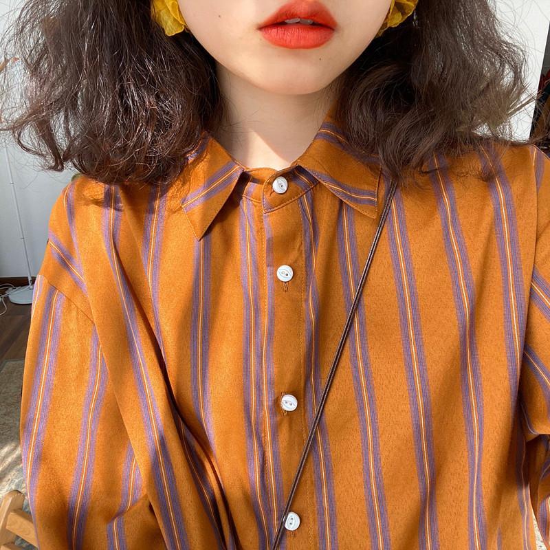 Summer Youth Clothing - Blusa informal holgada a rayas para