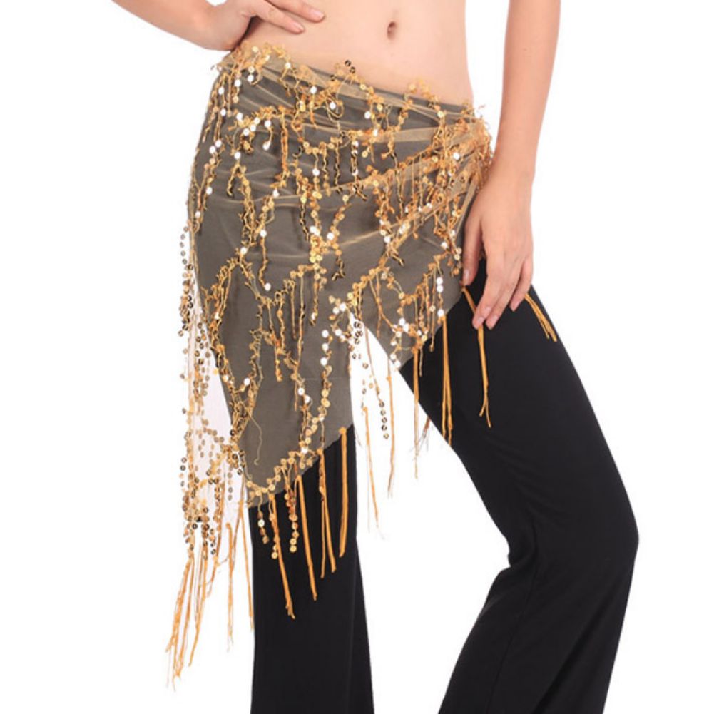 Summer Clothing India - Cinturón de lentejuelas para danza del