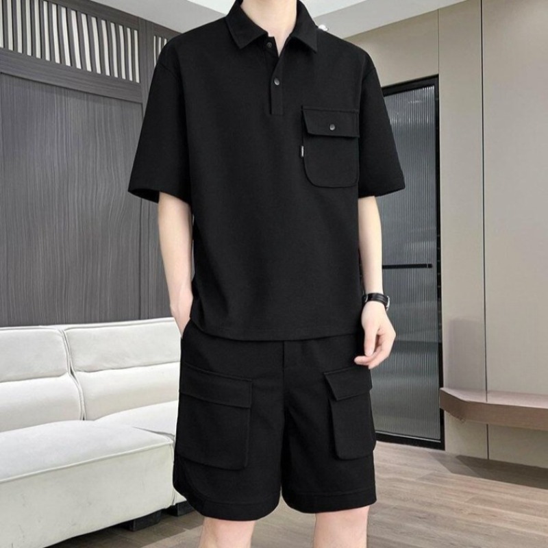 Quality Summer Clothing - Conjunto de Camiseta Polo de Manga