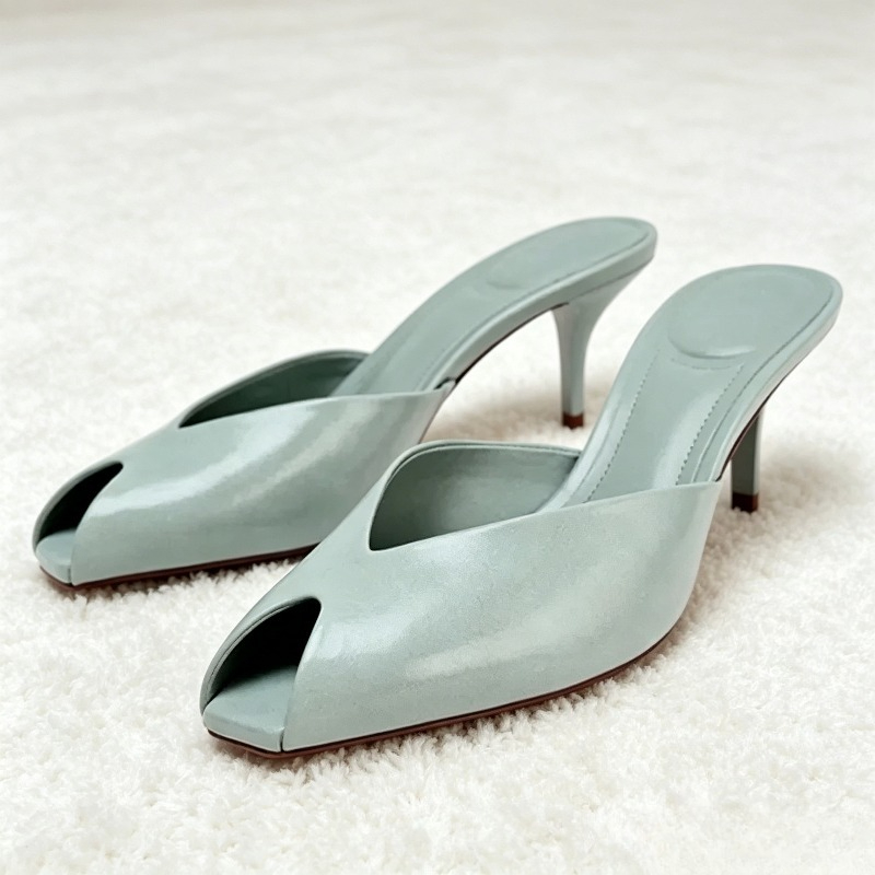 Quality Summer Clothing - Zapatillas sexis de tacón alto con
