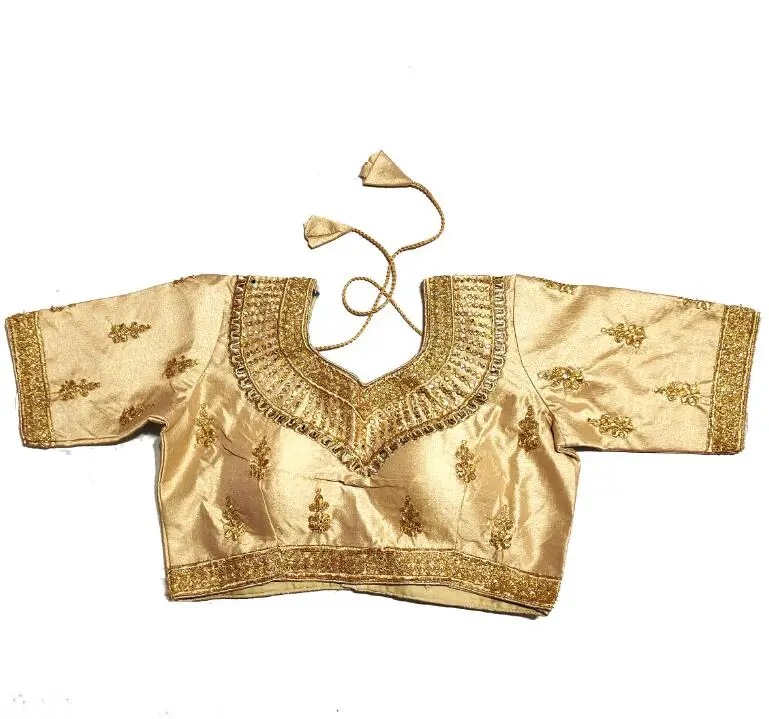 Summer Clothing India - Top Sari indio tradicional para mujer,