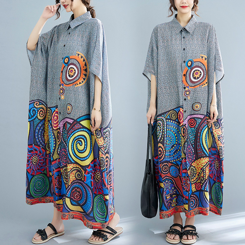 Summer Clothing India - Vestido de estilo bohemio para mujer,