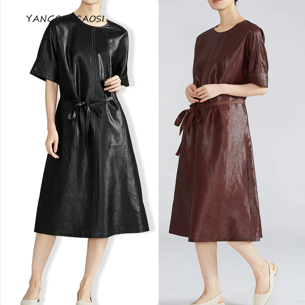 Summer Gauze Clothing - Vestido Negro de Verano para Mujer,