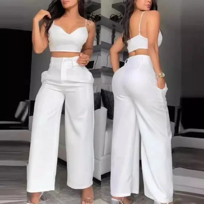 Summer Clothing Fabric - Nueva moda Casual traje con tirantes