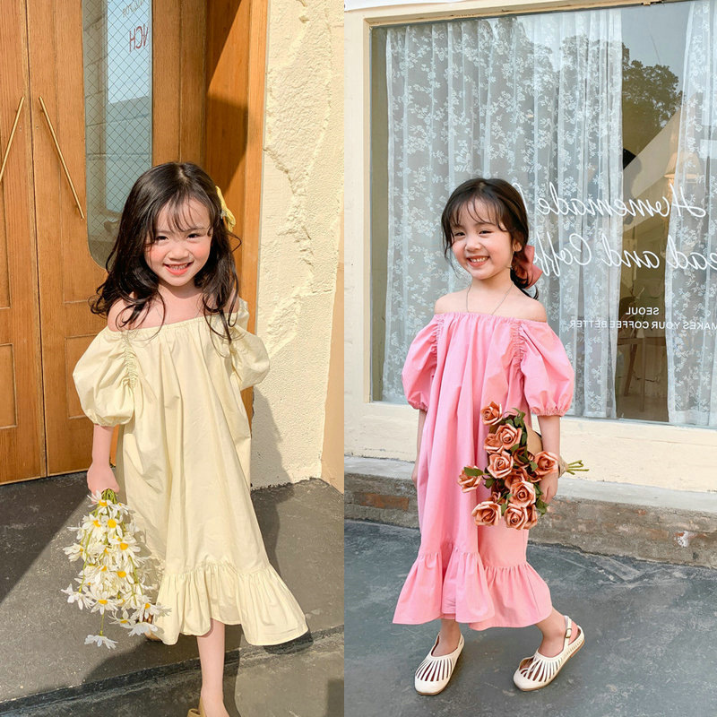 Summer Loving Kids Clothing - Verano Casual niñas algodón dulce liso