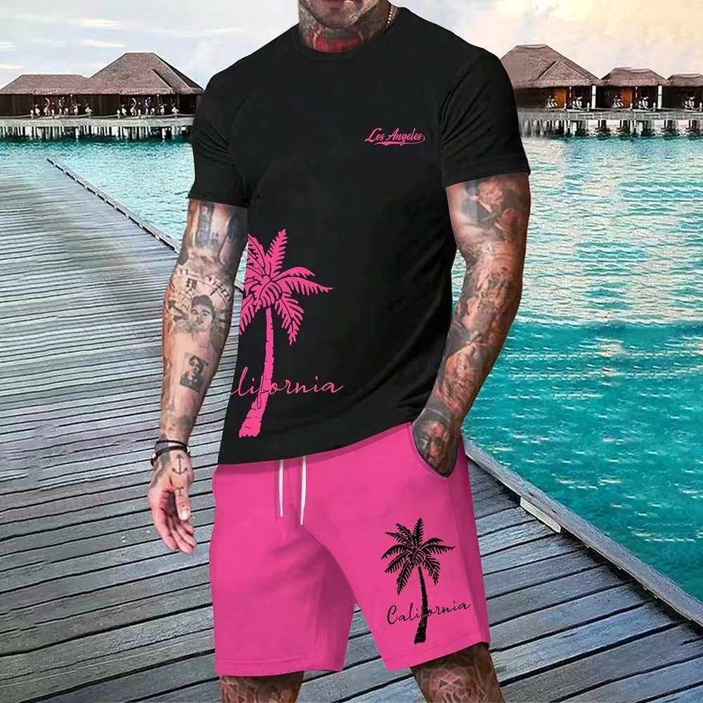 Summer Clothing Beach - Traje de hombre nuevo con estampado