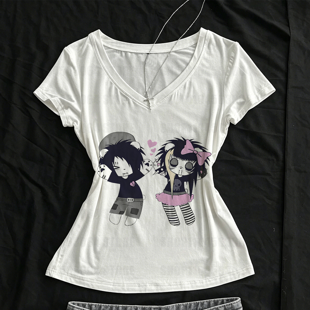 Summer Clothing Trends For Women 2026 - Camiseta Y2K para Mujer, Camisetas con
