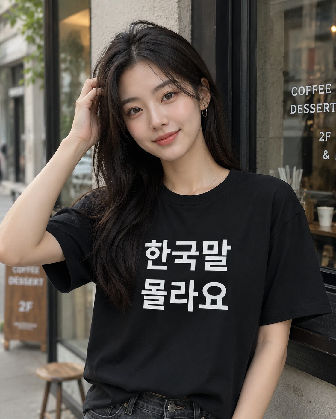 Summer Clothing Words - Camiseta divertida con palabras coreanas Hangul,