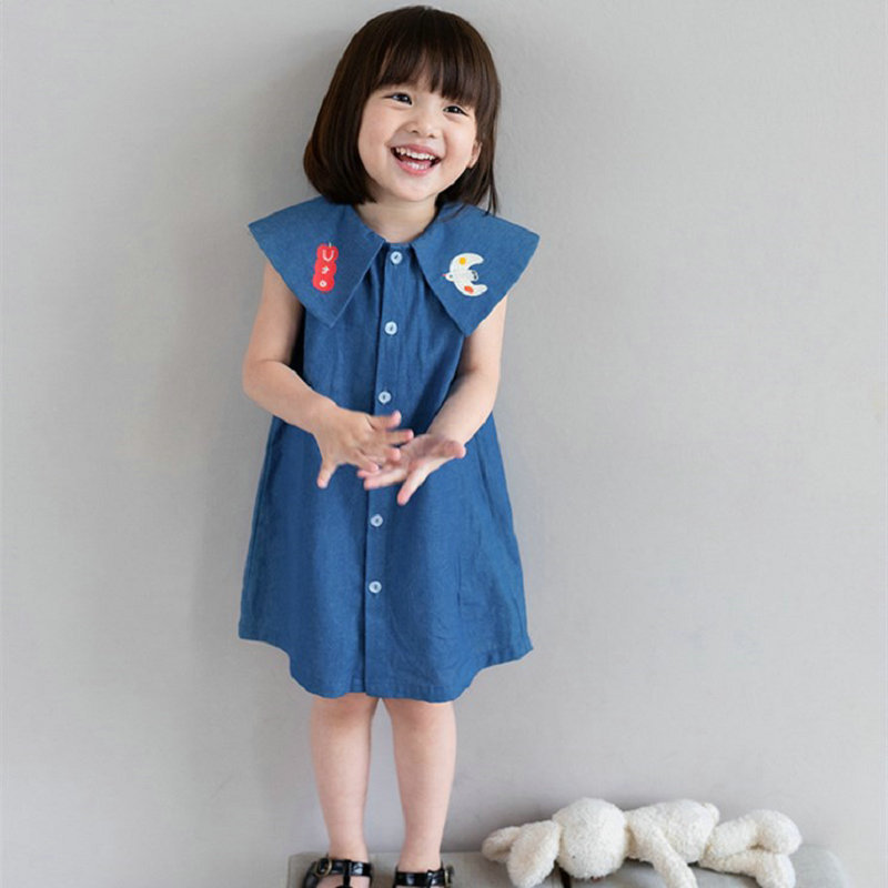 Summer Loving Kids Clothing - Verano bebé y niñas algodón bordado