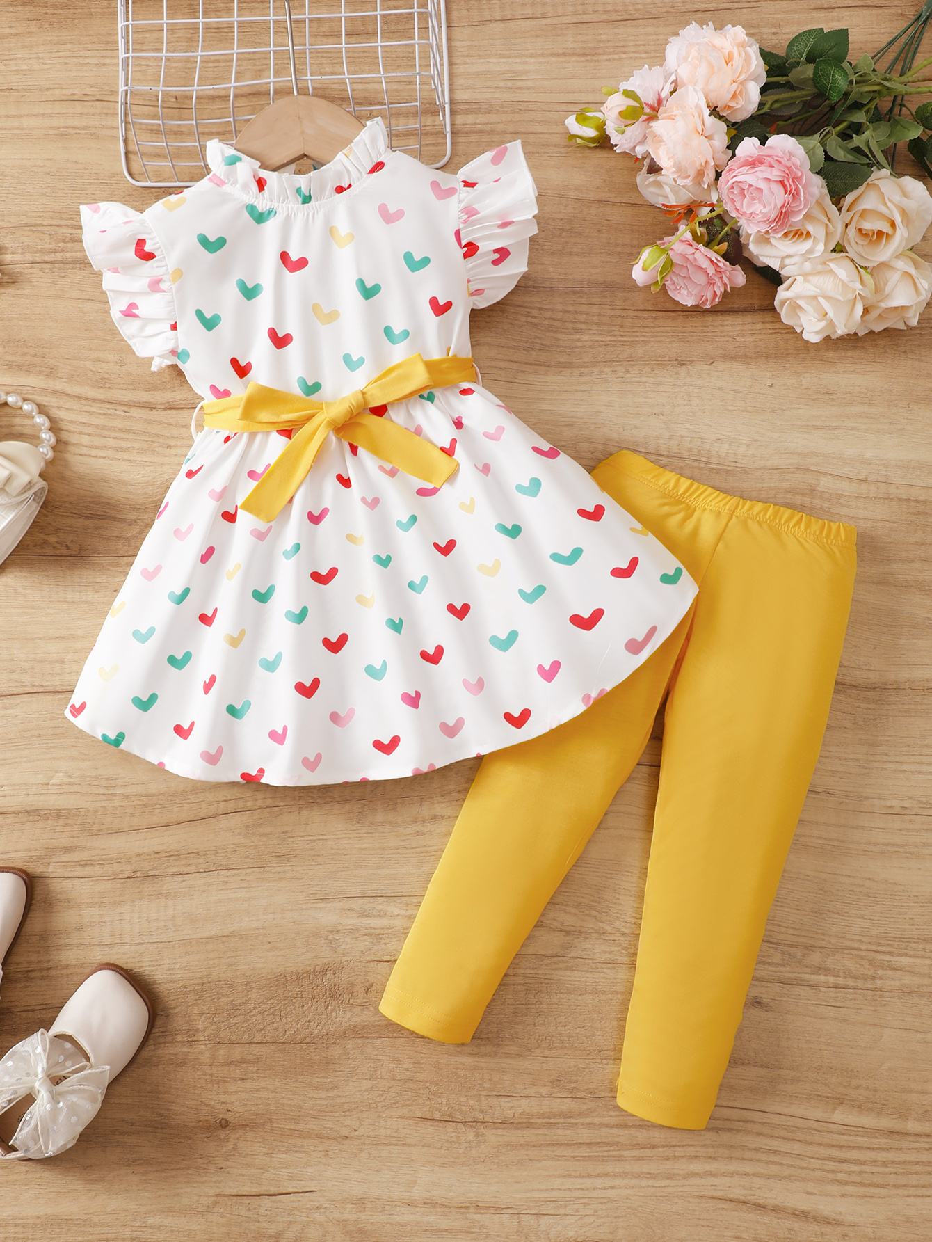 Summer Loving Kids Clothing - Conjunto de ropa encantadora para niña,
