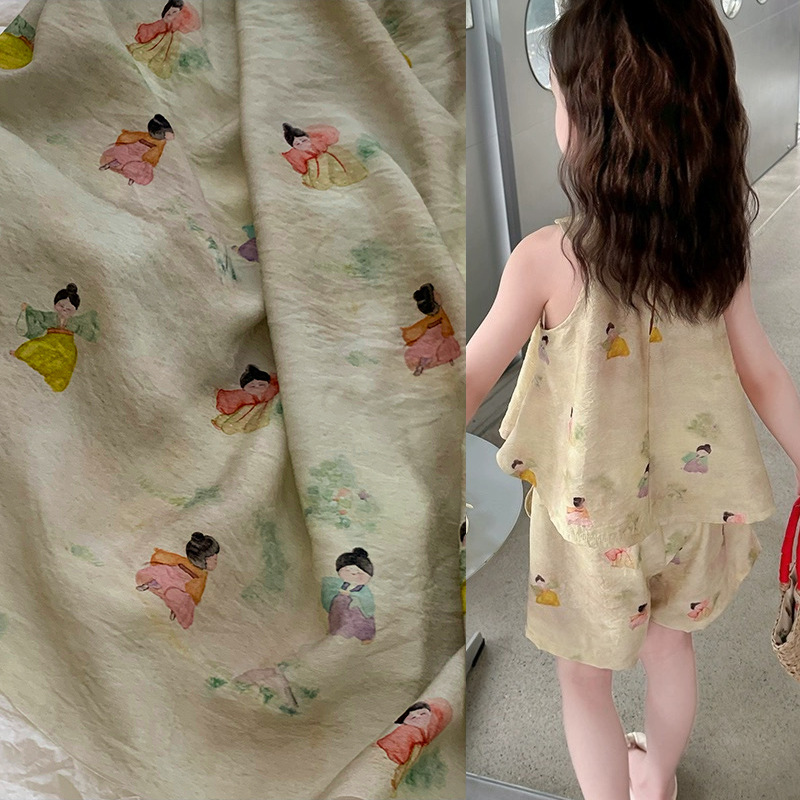Summer Clothing Fabric - Tela estampada bonita para ropa de