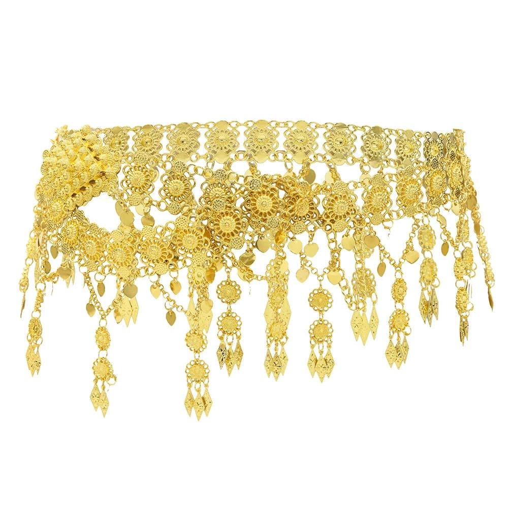 Summer Clothing India - Cadena de cintura de Color dorado