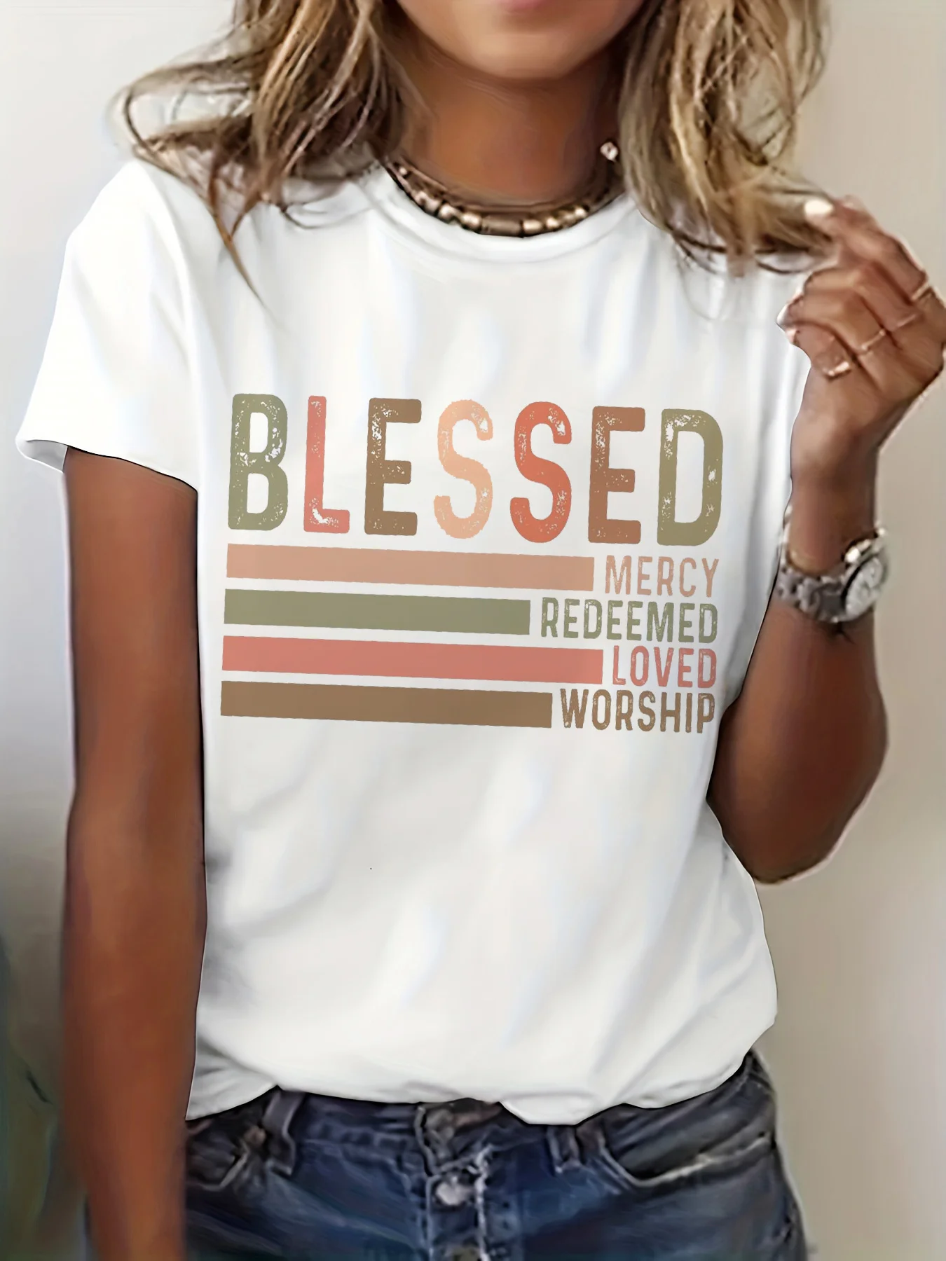 Summer Clothing Words - Ropa informal de poliéster para mujer,