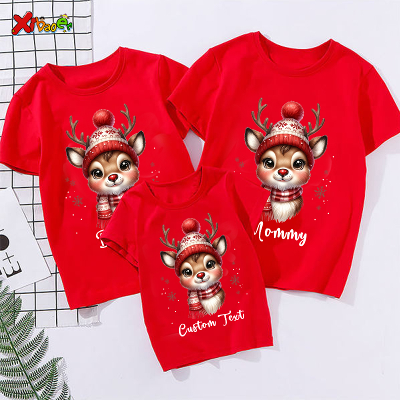 Summer Clothing Looks - Camisa navideña con nombre personalizado para