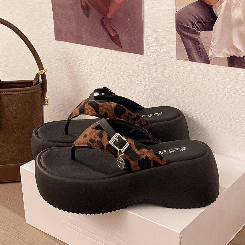 Sandalias de Mujer con Estampa - Summer Clothing Fabric reseña y precio