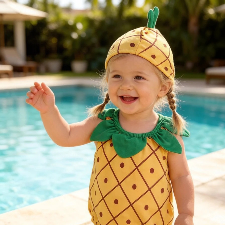 Traje de baño de una pieza con - Summer Loving Kids Clothing reseña y precio