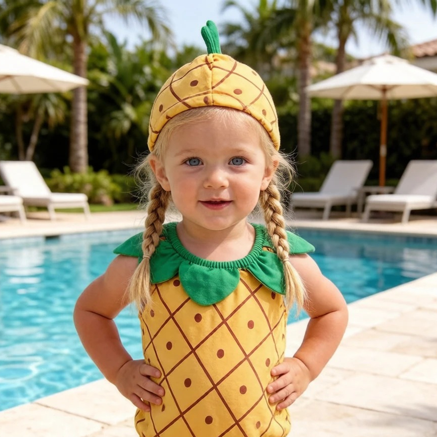 Traje de baño de una pieza con - Summer Loving Kids Clothing reseña y precio