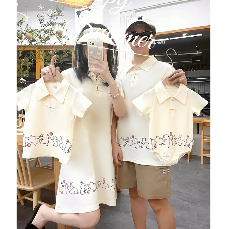 Ropa china a juego para padres - Summer Clothing Looks reseña y precio
