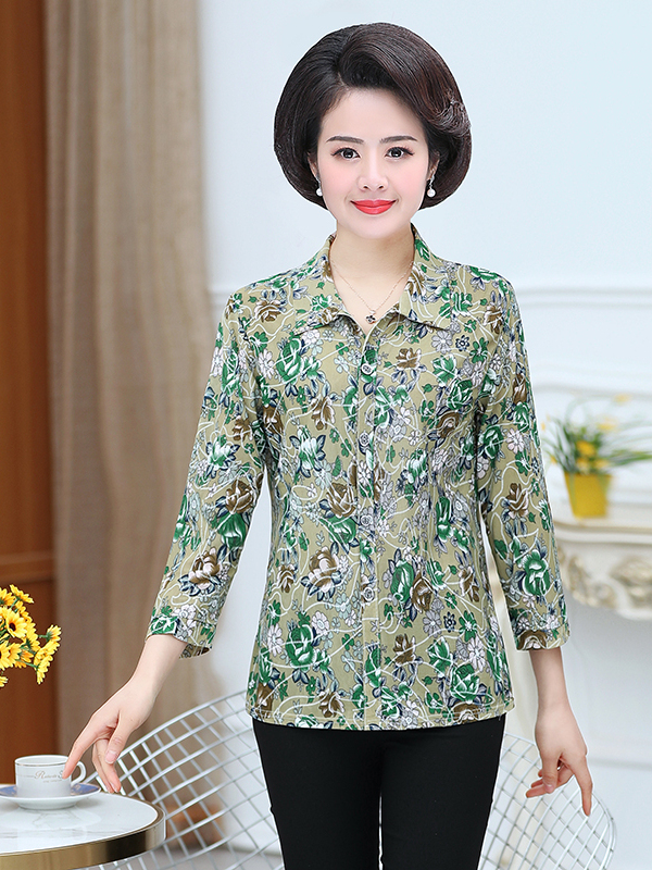 Nueva Camisa de Seda Helada de - Summer Clothing For Women Over 60 reseña y precio