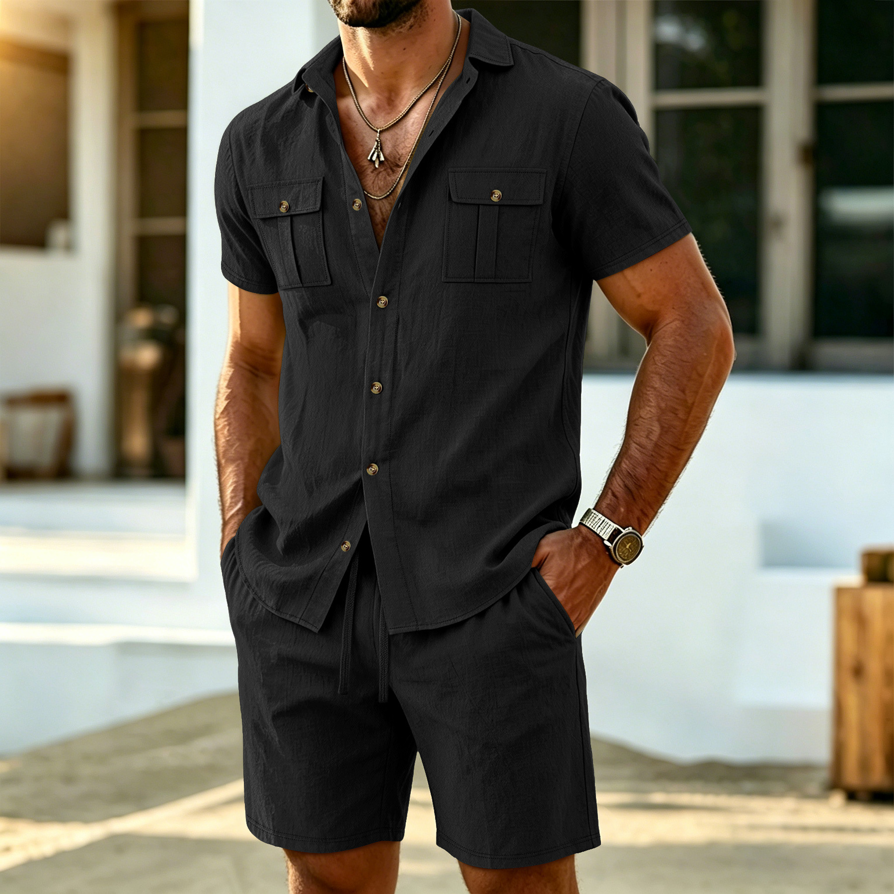 Nuevo Conjunto de Lino de Vera - Summer Clothing Beach reseña y precio