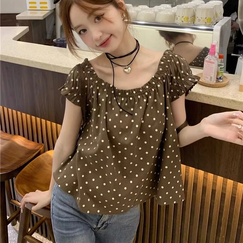 Blusa holgada de lunares con t - Summer Youth Clothing reseña y precio