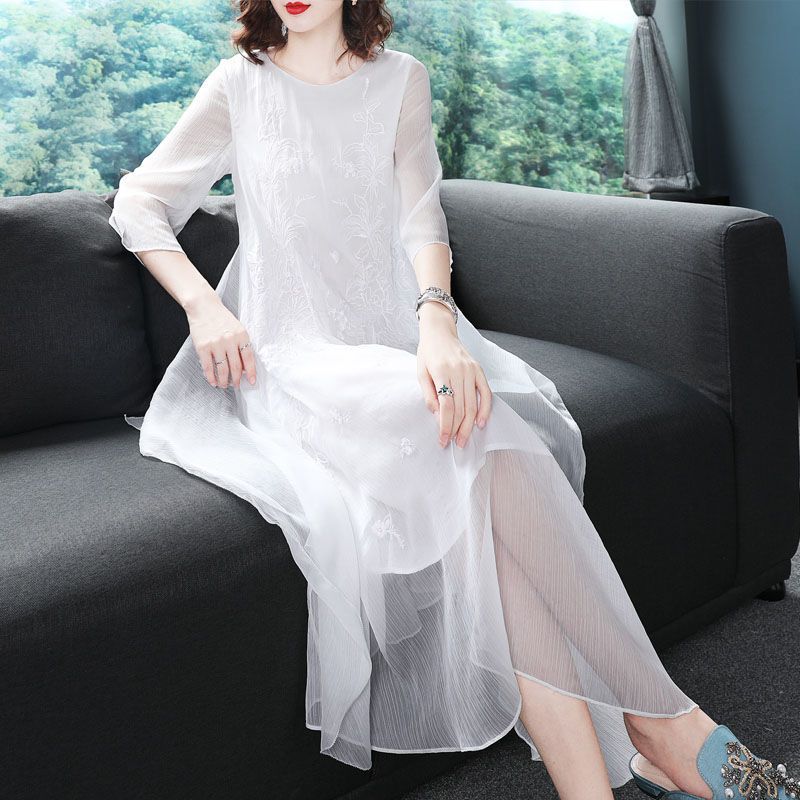 Elegante Vestido de Fiesta con - Summer Gauze Clothing reseña y precio