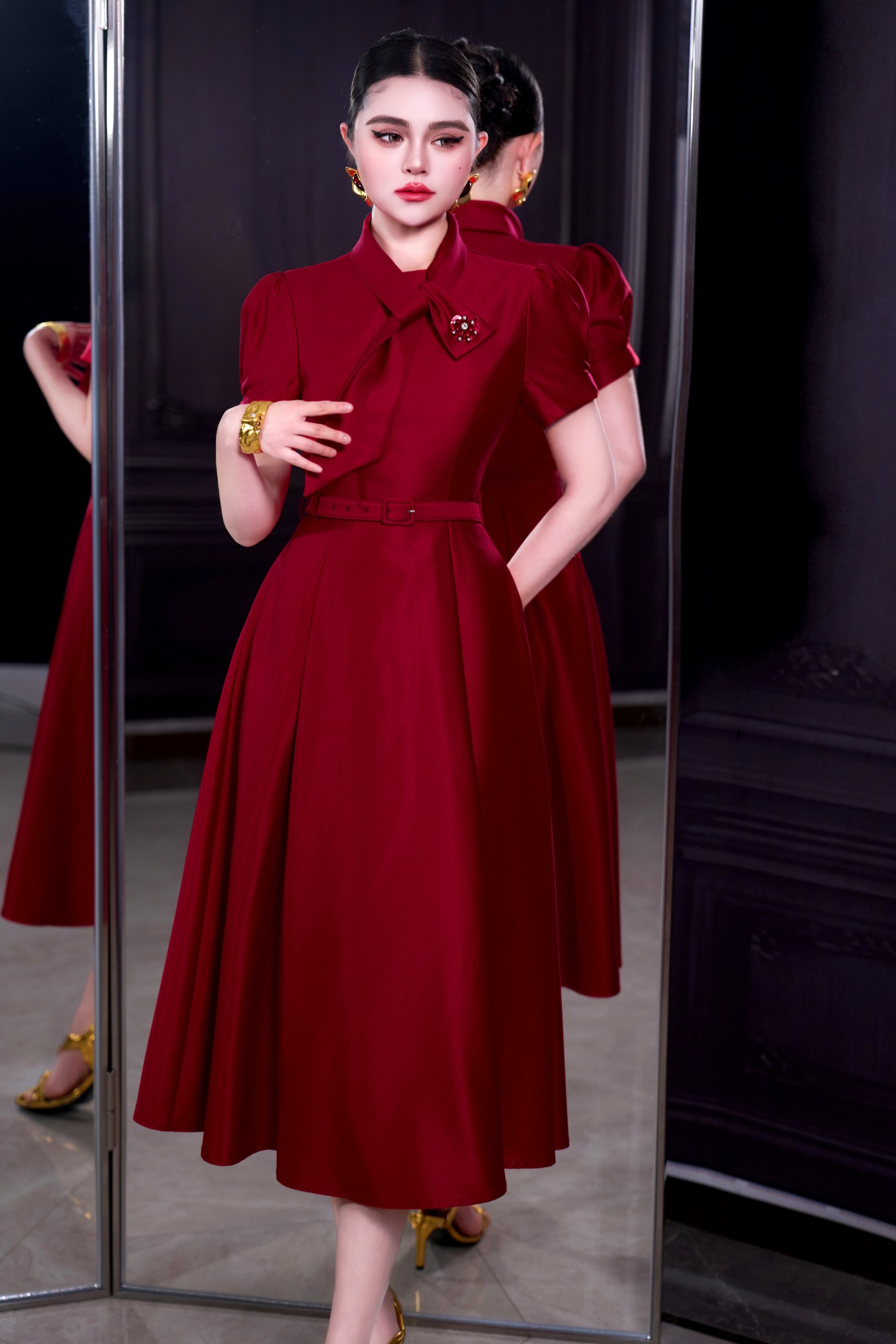 Vestido Rojo para Mujer ZJYT,  - Summer Clothing Trends For Women 2026 reseña y precio