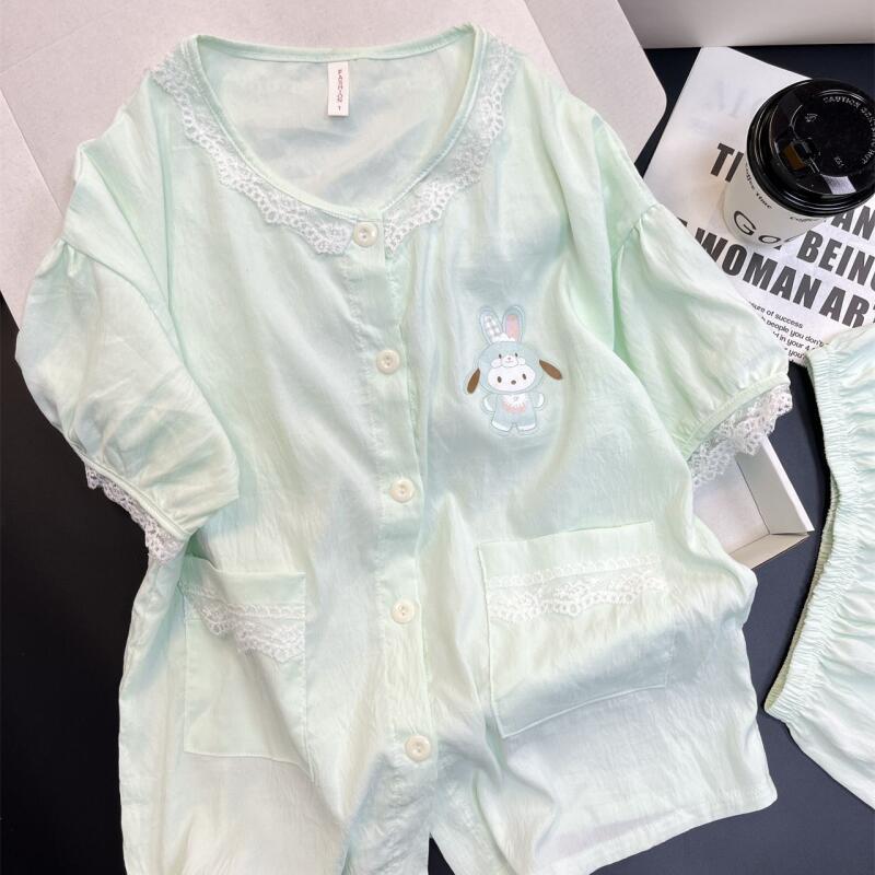 Pijama de Dos Piezas de Manga  - Summer Clothes reseña y precio