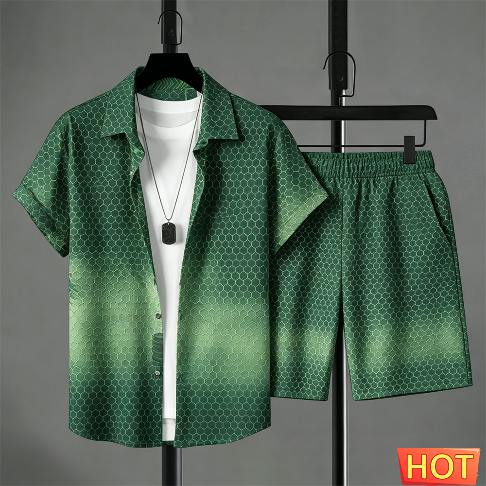 Conjunto de Camisa para Hombre - Summer Clothing Beach reseña y precio