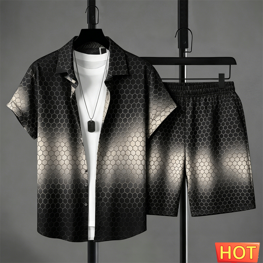 Conjunto de Camisa para Hombre - Summer Clothing Beach reseña y precio