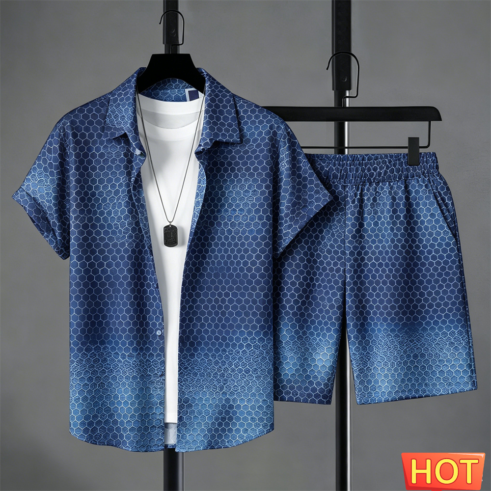 Conjunto de Camisa para Hombre - Summer Clothing Beach reseña y precio