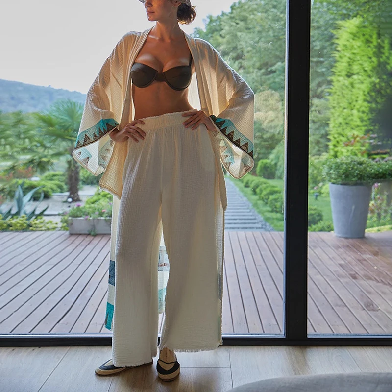 Pantalones de gasa de algodón  - Summer Gauze Clothing reseña y precio