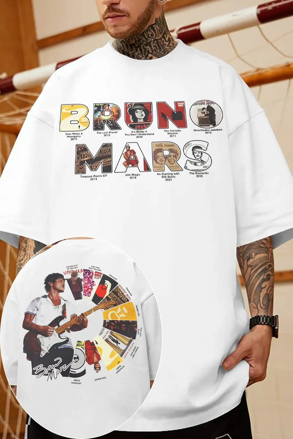 Camiseta gráfica Bruno Mars 20 - Summer Clothing Trends For Women 2026 reseña y precio