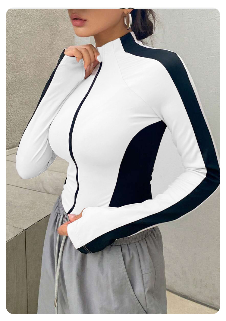 Chaqueta de yoga con cuello al - Summer Clothing Items reseña y precio