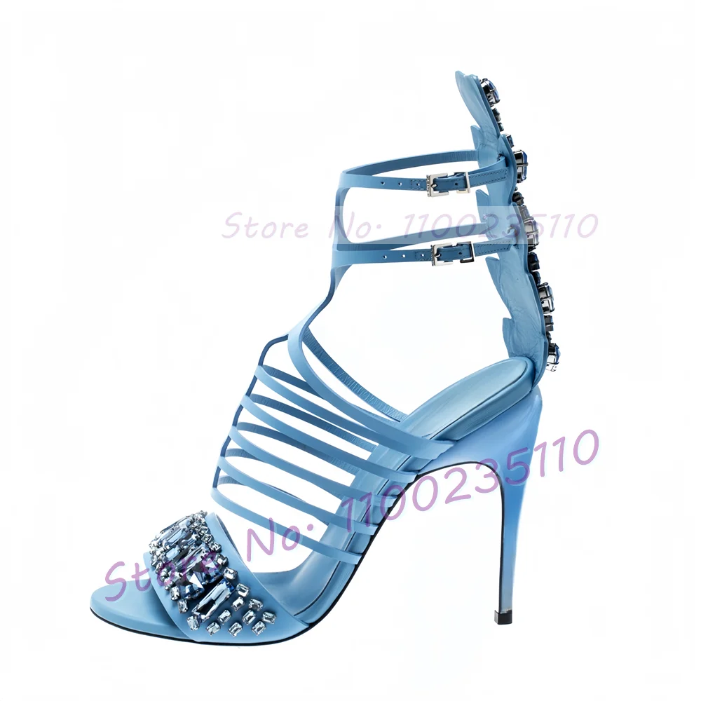 Sandalias tipo jaula con adorn - Summer Closet reseña y precio