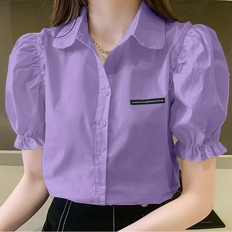 Blusa de manga corta con cuell - Summer Youth Clothing reseña y precio