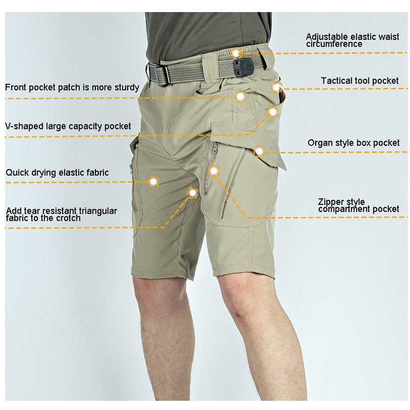 Pantalones Cortos Tácticos TRV - Summer Hiking Clothing reseña y precio