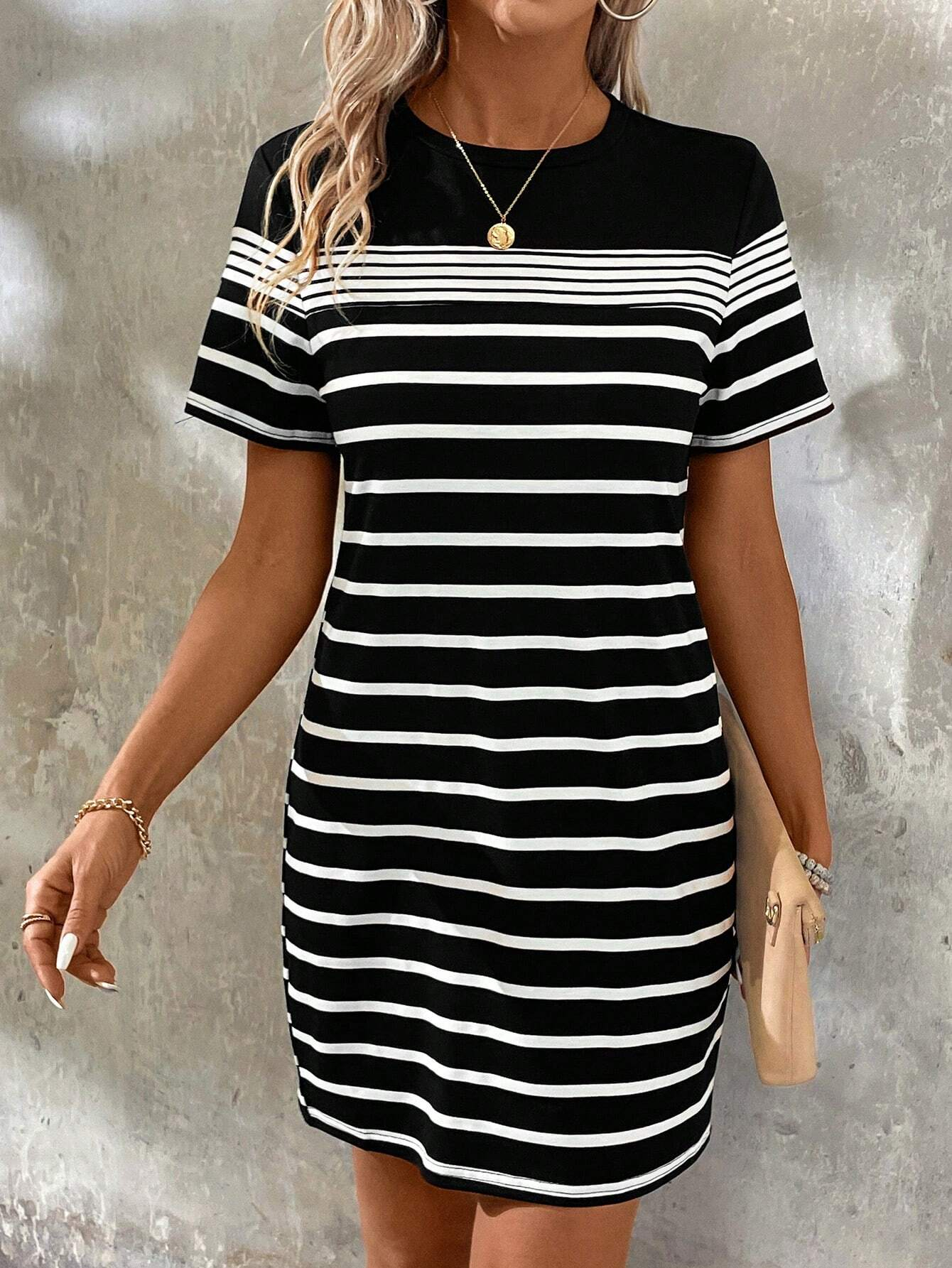Vestido tipo camiseta con esta - Quality Summer Clothing reseña y precio