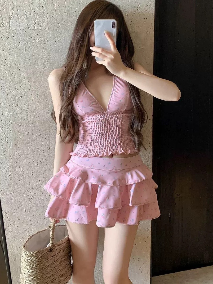 Traje de baño tankini adelgaza - Summer Clothing Beach reseña y precio
