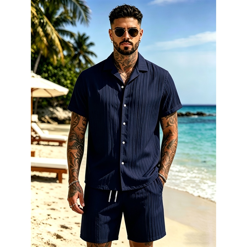Conjunto de traje informal de  - Summer Clothing Beach reseña y precio
