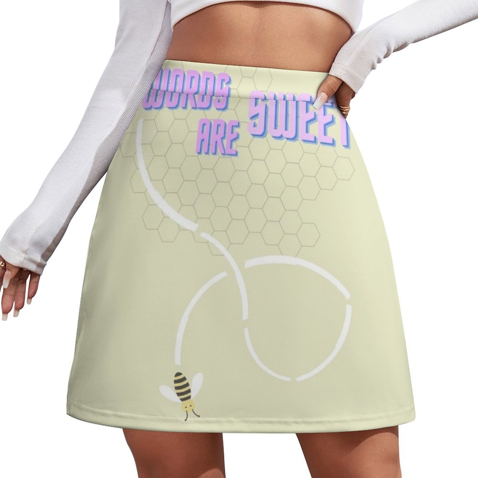 Minifalda SWEET para mujer, ro - Summer Clothing Words reseña y precio
