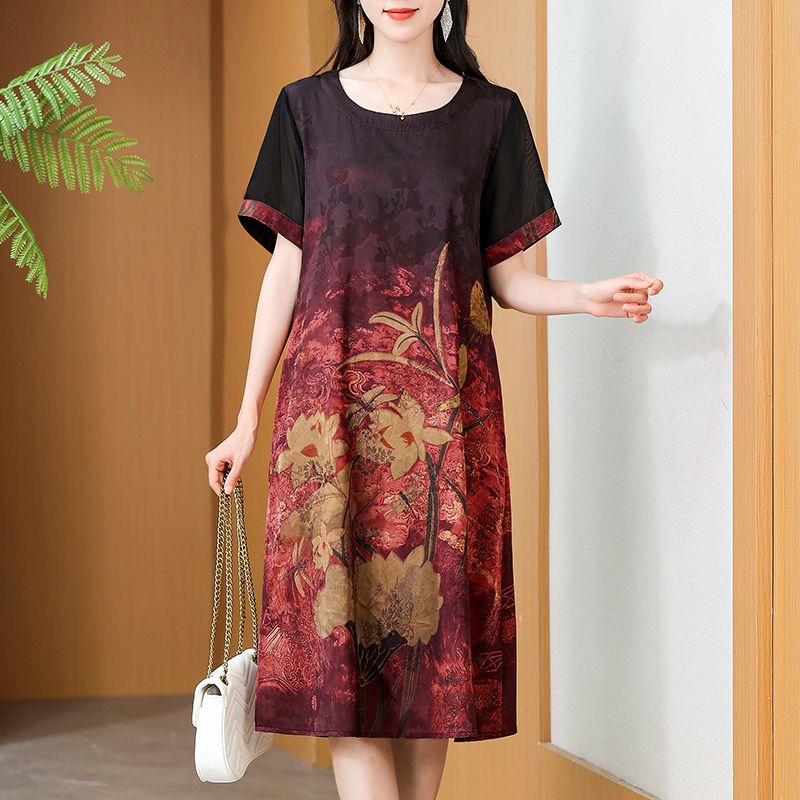 Elegante Vestido Estampado de  - Summer Clothing For Women Over 60 reseña y precio