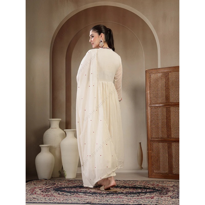 Conjunto de Kurti Anarkali de  - Summer Clothing India reseña y precio