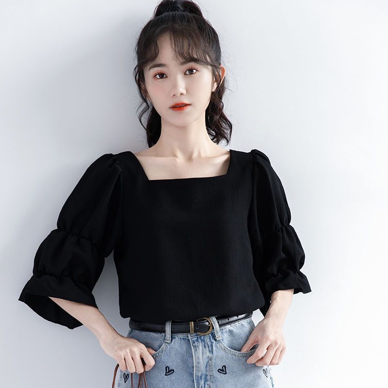 Blusa Plisada de Manga Corta,  - Summer Youth Clothing reseña y precio