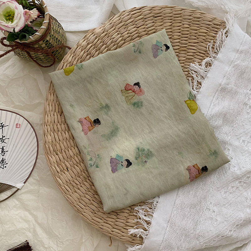 Tela estampada bonita para rop - Summer Clothing Fabric reseña y precio
