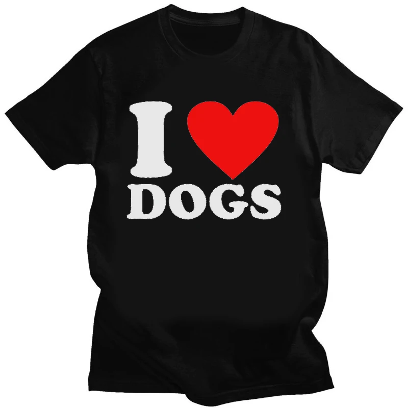 Camiseta I Love Dogs Music Mil - Summer Clothing Words reseña y precio